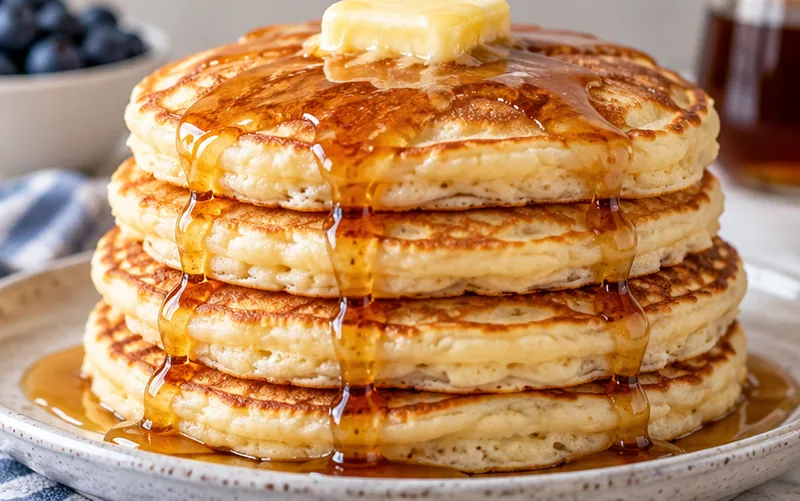 IHOP Buttermilk Pancakes Recipe, ready to serve