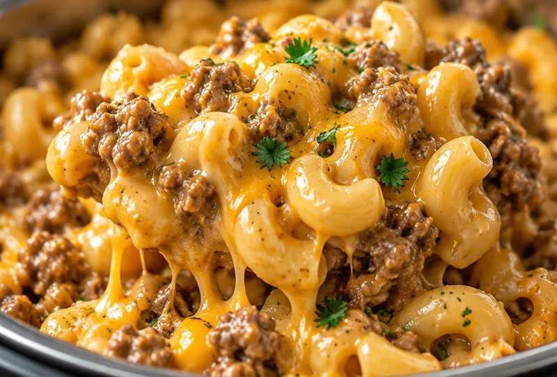 Instant Pot Hamburger Helper Recipe, ready to serve