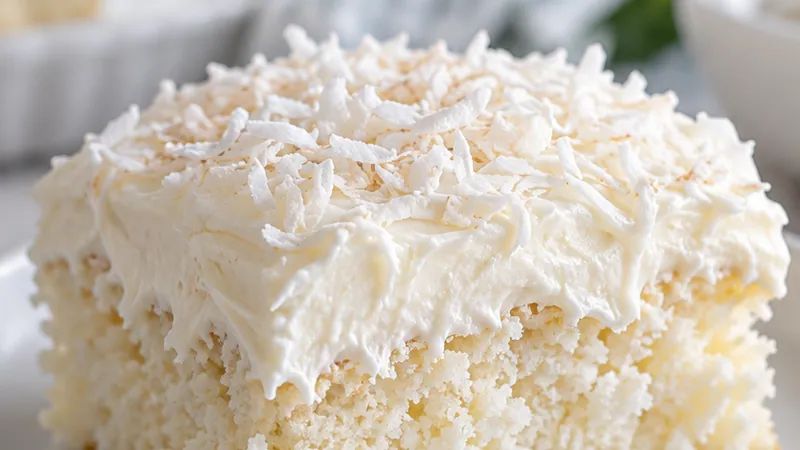Irresistible Heavenly White Snack Cake Recipe