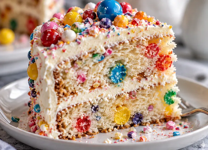 Jawbreaker Cake Recipe, ready to serve