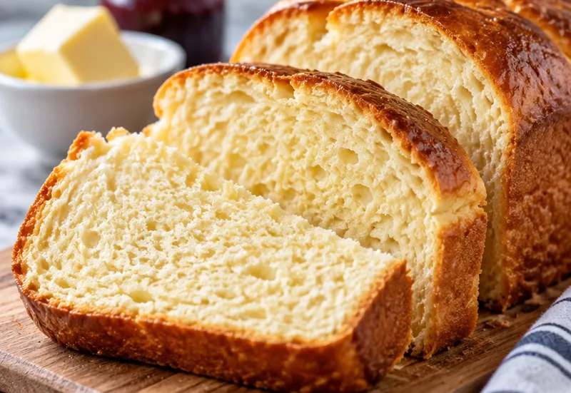Keto Brioche Bread Recipe, ready to serve