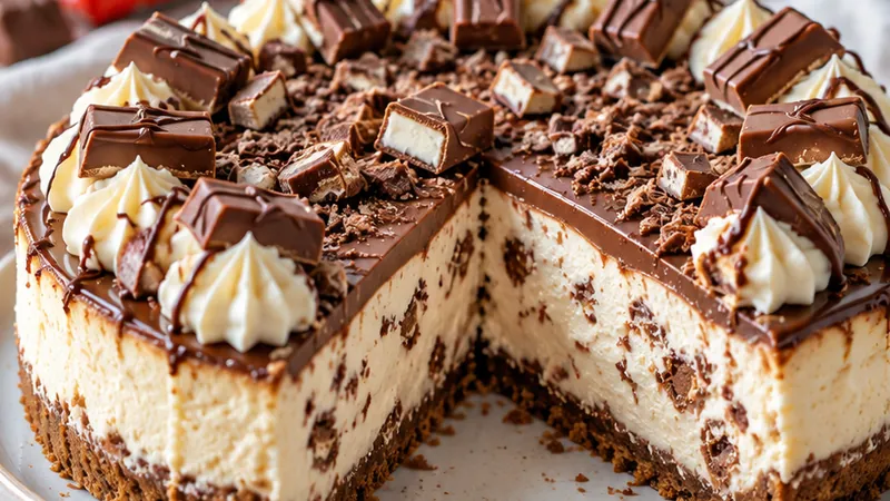 Kinder Bar Cheesecake Recipe