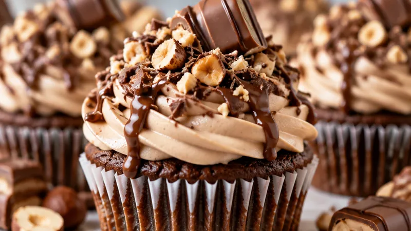 Kinder Bueno Cupcakes
