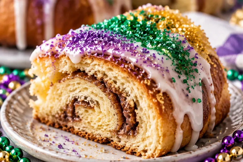 King's Cake Recipe, ready to serve