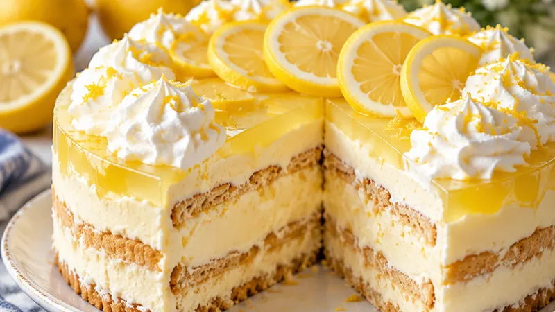 Lemon Carlota Gelatin Recipe