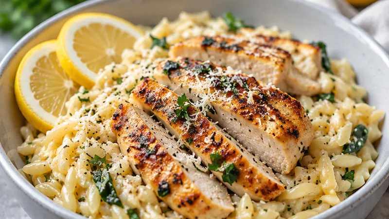 Lemon Chicken Orzo Recipe