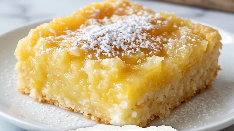 Lemon Cream Cheese Dump Cake