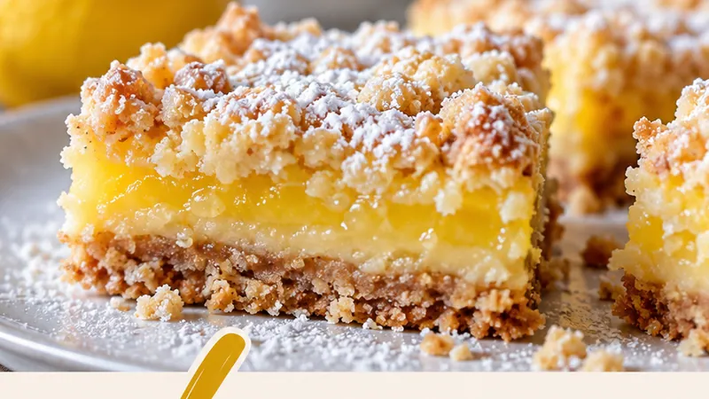 Lemon Crumb Bars Recipe
