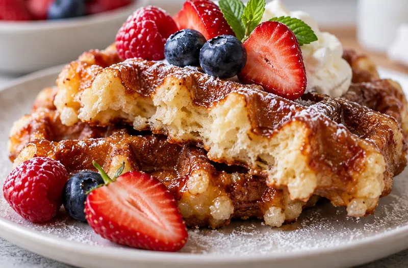 Liège Waffle Recipe, ready to serve