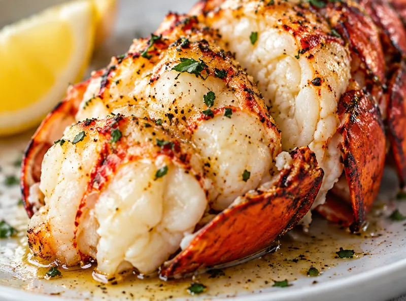 Lobster Tail Recipe, ready to serve