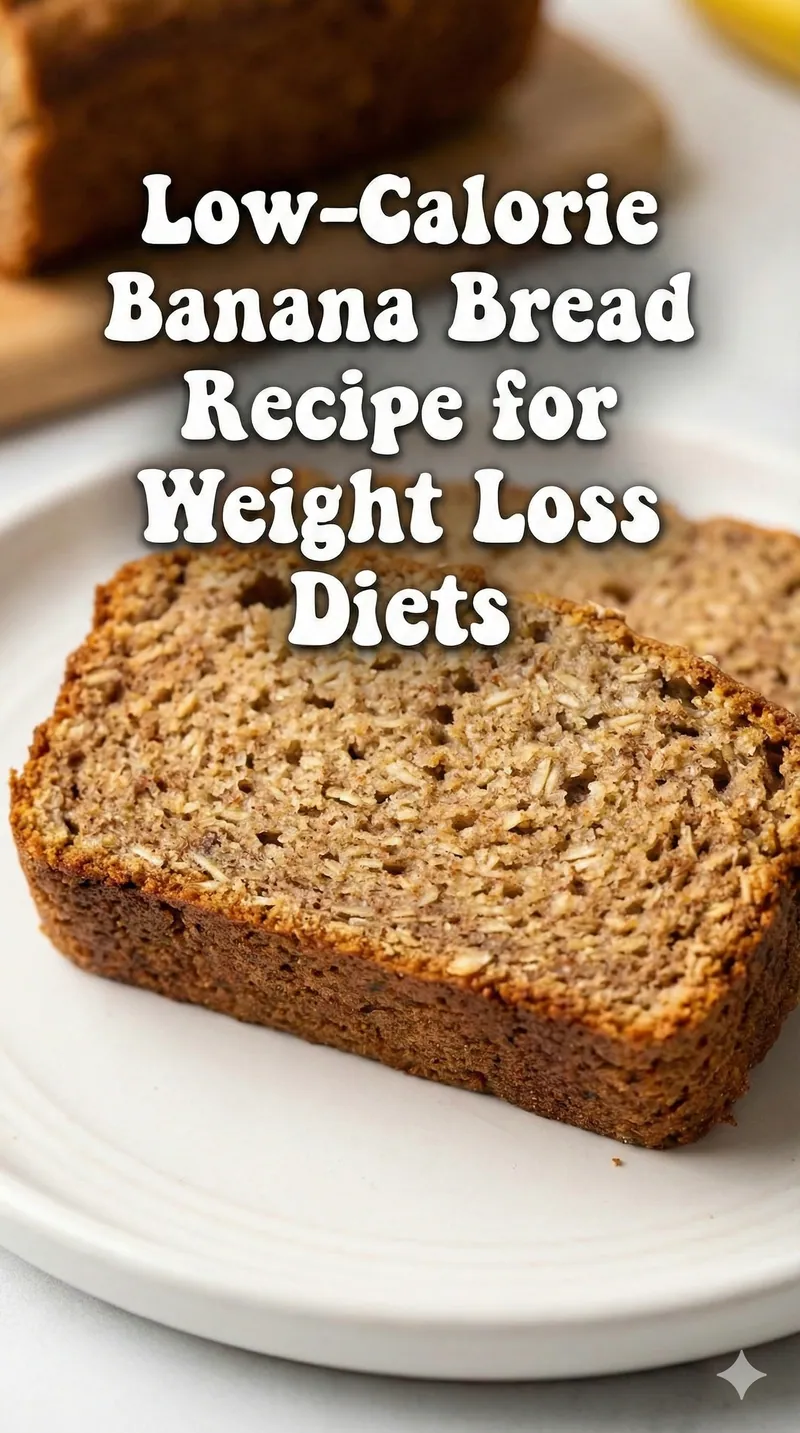 Low-Calorie Banana Bread Recipe for Weight Loss Diets Low-Calorie Banana Bread Recipe for Weight Loss Diets