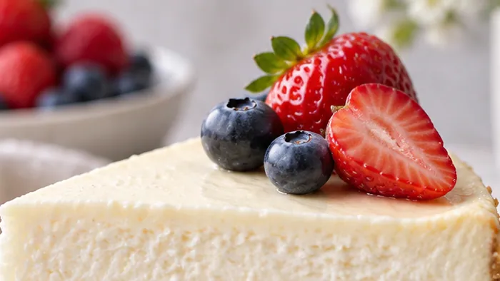Low Fat Refined Sugar Free Cheesecake