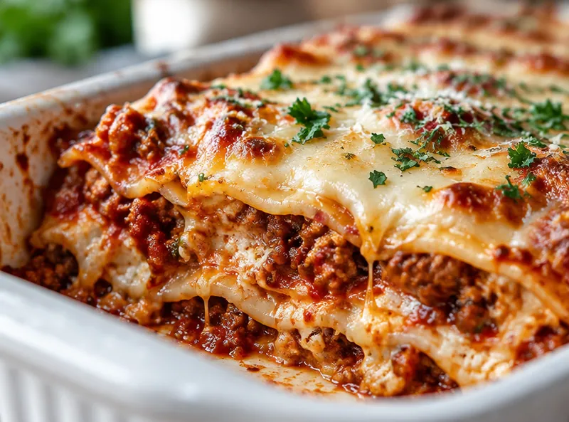 Maggiano's Lasagna Recipe, ready to serve