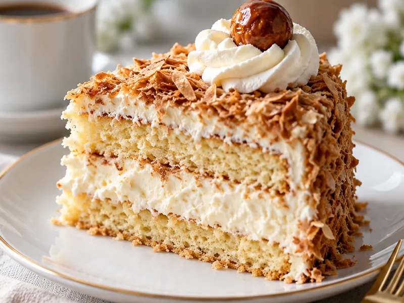 Malakoff Cake Recipe, ready to serve