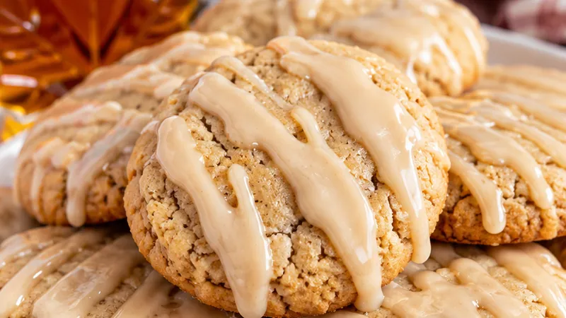 Maple Cookies with Maple Icing