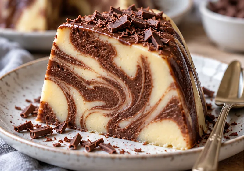 Marble Pudding Recipe, ready to serve