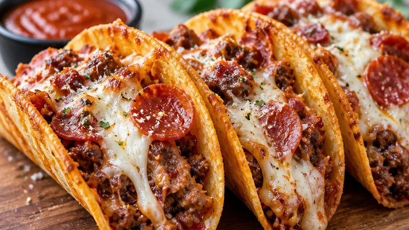 Meat Lovers Pizza Tacos