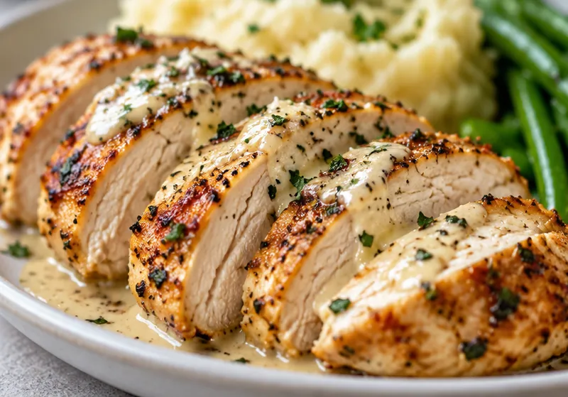 Melt in Your Mouth Chicken, ready to serve