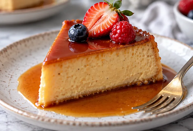 Mexican Flan Recipe, ready to serve