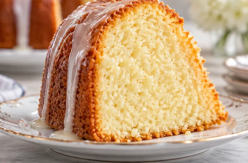 Million Dollar Pound Cake Recipe, ready to serve