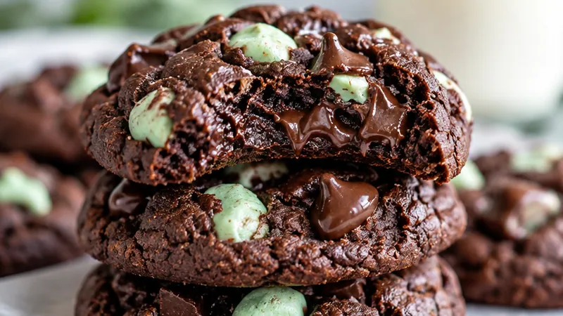 Mint Chocolate Cookies