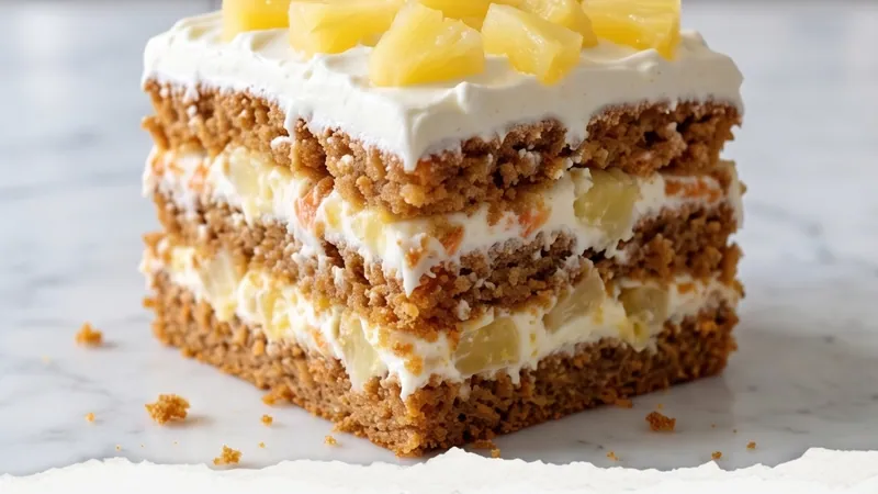 Carrot Cake with Pineapple