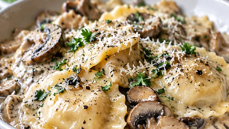 Mushroom Ravioli Sauce Recipe