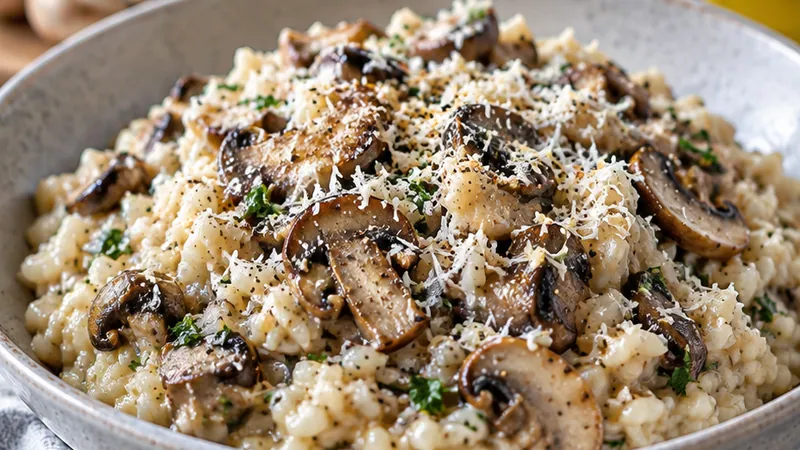 Creamy Mushroom Risotto