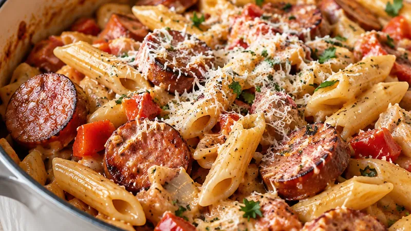 One Pot Kielbasa Pasta Recipe