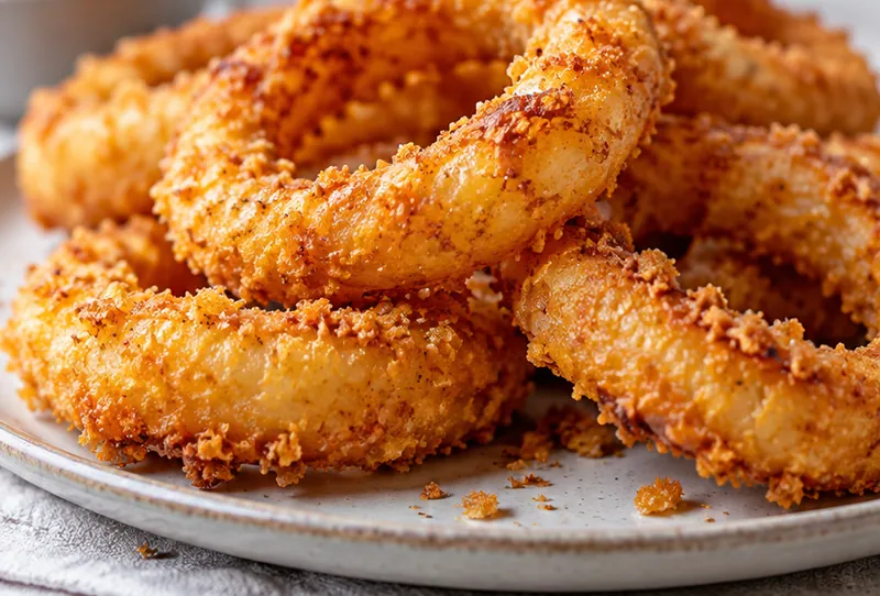 Crispy Onion Rings Recipe, ready to serve