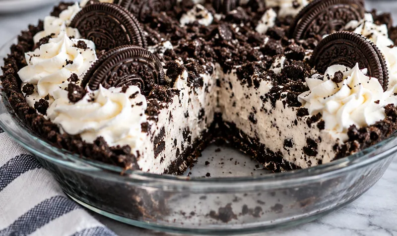Oreo Pie Recipe, ready to serve