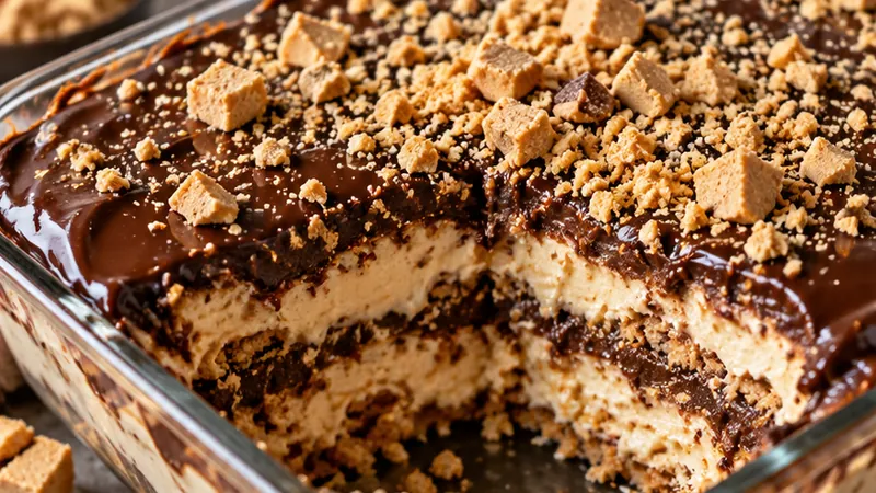 Paçoca Pavé with Semi-Sweet Chocolate