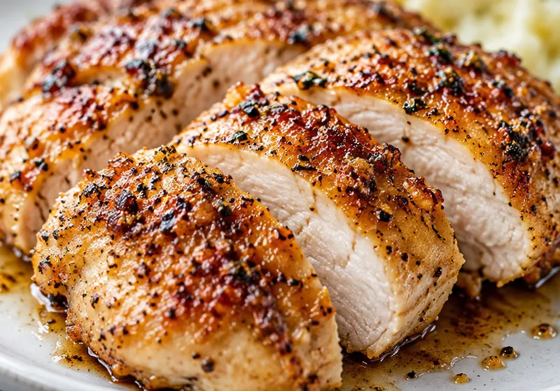 Pan Fried Chicken Recipe, ready to serve