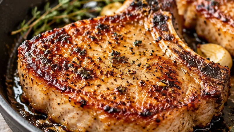 Pan Fried Pork Chops Recipe