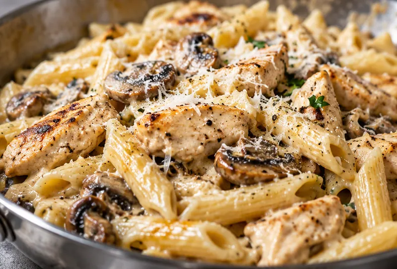 Pasta Milano, ready to serve
