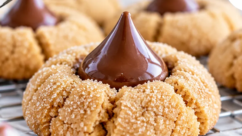 Peanut Butter Blossom Cookies