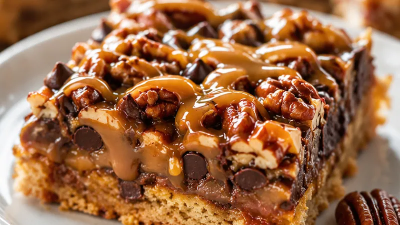 Pecan Turtle Bars Recipe