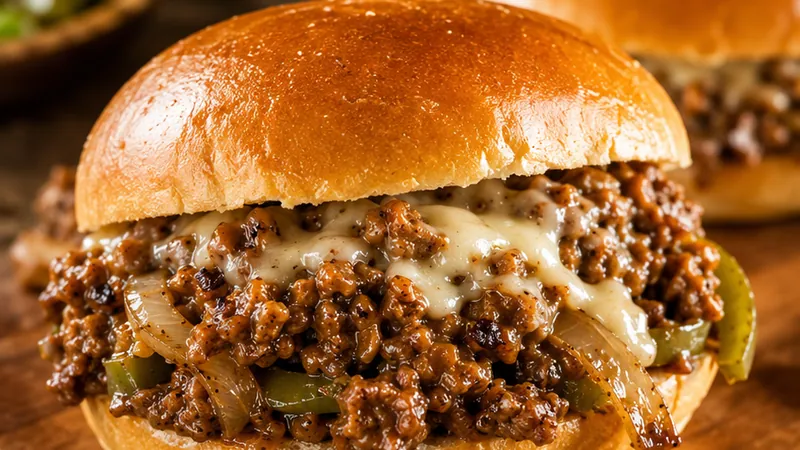 Philly Cheese Steak Sloppy Joes