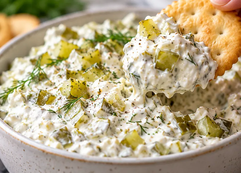 Pickle Dip, ready to serve