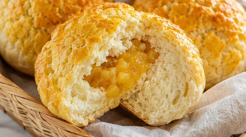 Pineapple Buns Recipe, ready to serve