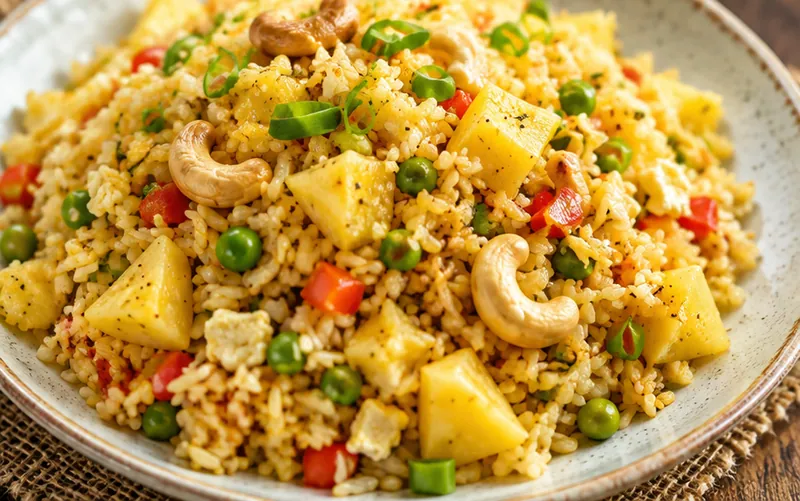 Pineapple Fried Rice Recipe, ready to serve