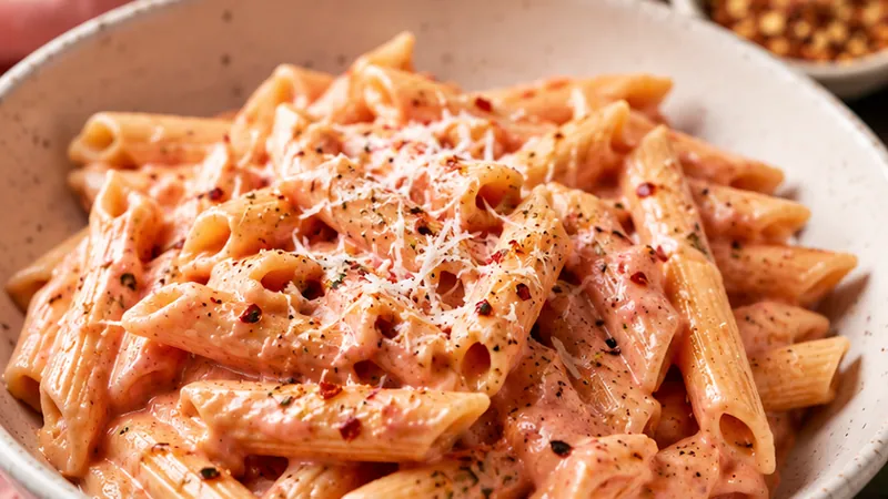 Pink Sauce Pasta Recipe