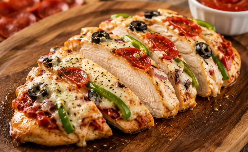 Pizza Chicken Recipe, ready to serve