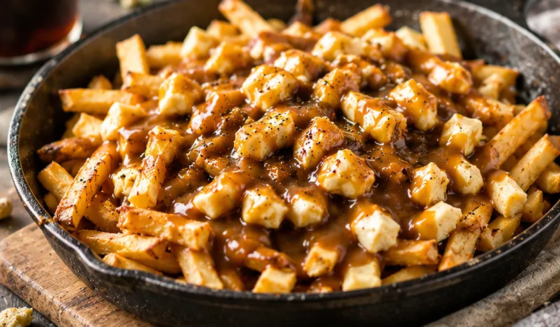 Classic Poutine Recipe, ready to serve