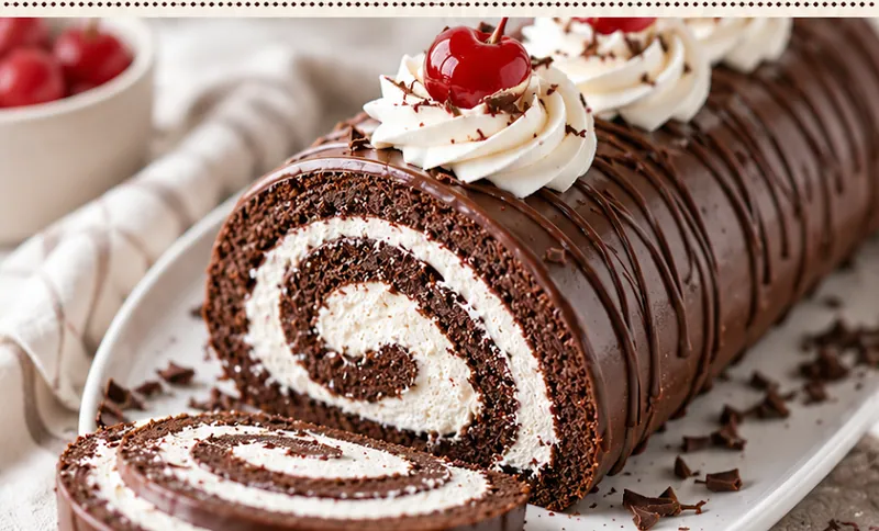 Prestige Swiss Roll Recipe, ready to serve