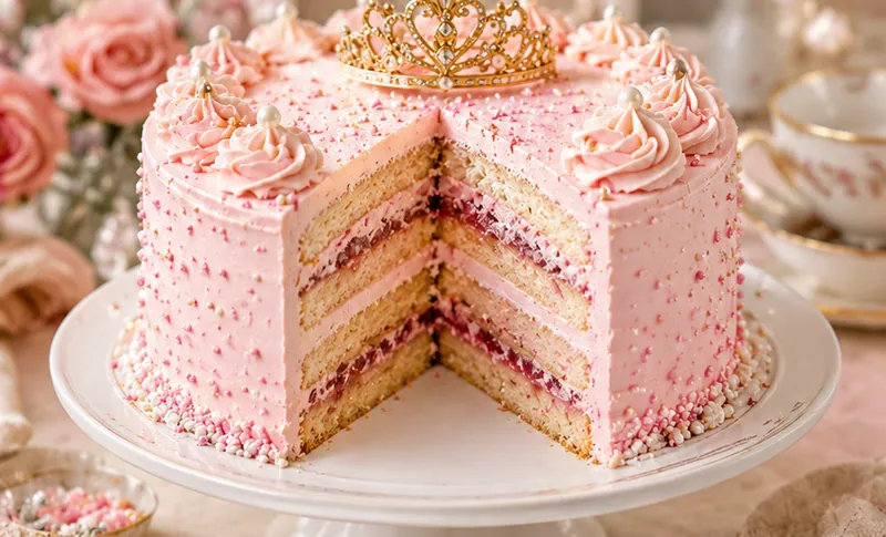 Princess Cake Recipe, ready to serve