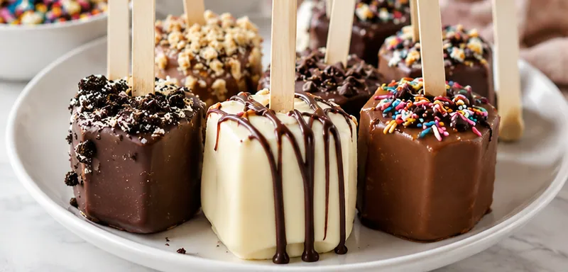 Pudding on a Stick Recipe, ready to serve