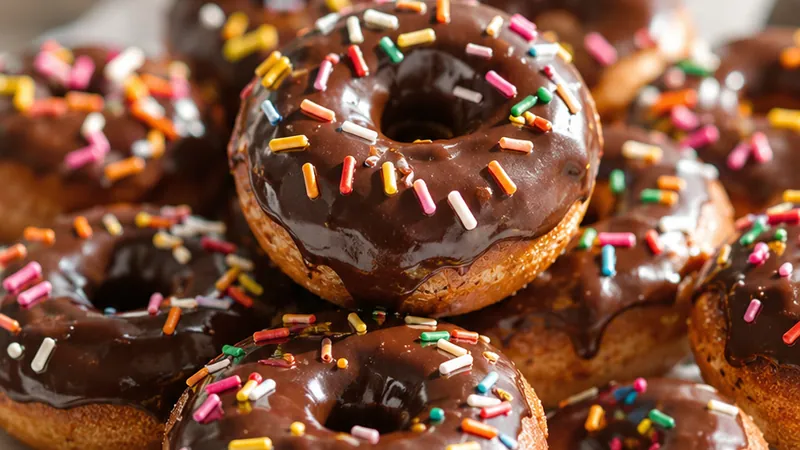 Quick Chocolate Glaze for Mini Donuts