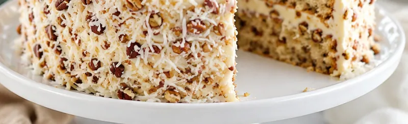 Quick Italian Cream Cake Recipe, ready to serve