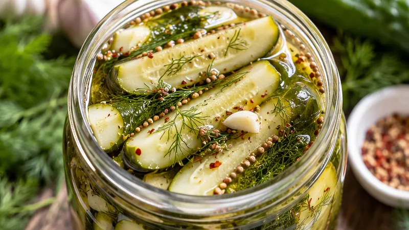 Refrigerator Dill Pickles in 24 Hours